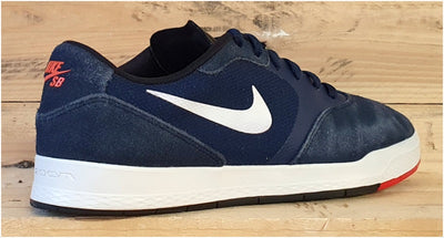 Nike SB Paul Rodriguez 9 Suede Trainers UK10/US11/EU45 749555-410 Navy Blue/Red