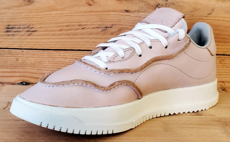 Adidas SC Premiere Low Leather Trainers UK5.5/US6/EU38.5 EH1093 Raw White/Pink