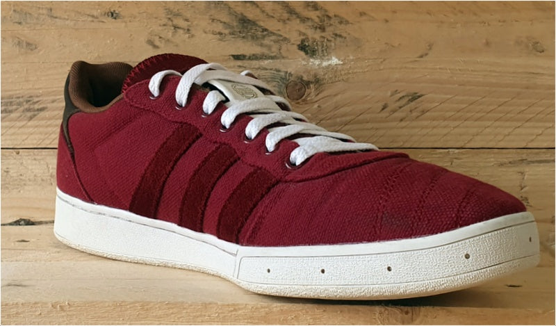 Adidas Original Etrusco Low Canvas Trainers UK11/US11.5/EU46 G66103 Red/White