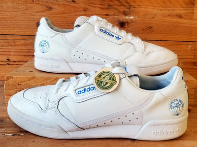 Adidas Continental 80 World Famous Leather Trainers UK9/US9.5/EU43 FV3743 White