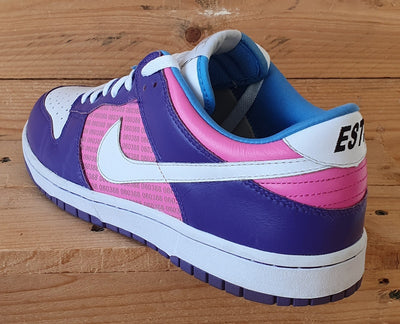 Nike Dunk ID Low Leather Trainers UK9/US10/EU44 336597-992 Purple/White/Pink