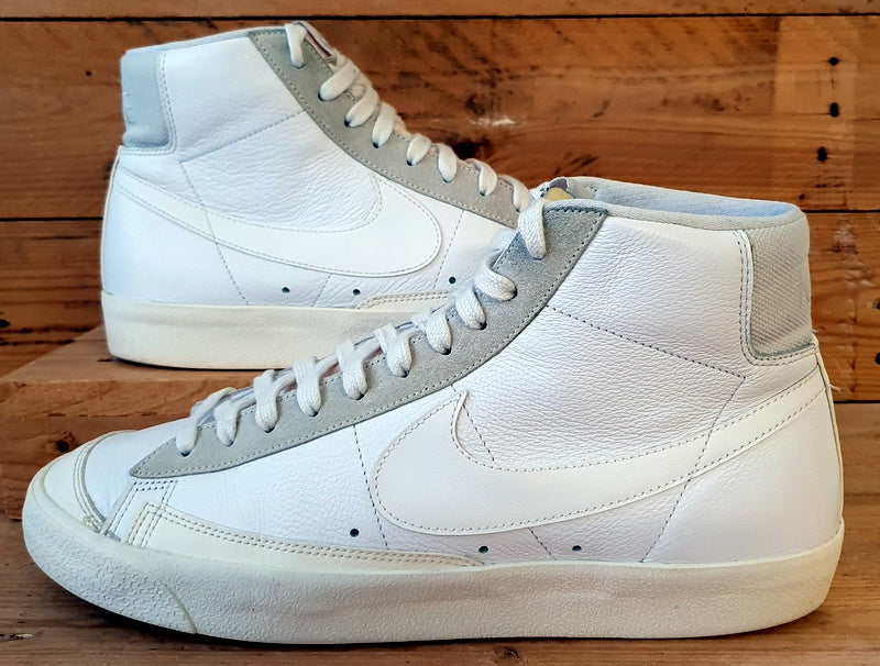 Nike Blazer Mid 77 Vintage Trainers UK10/US11/EU45 CW7583-100 Sail Platinum