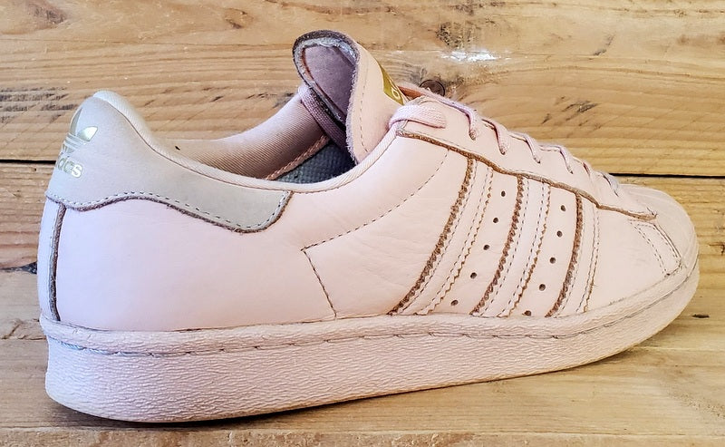 Adidas Superstar Low Leather Trainers UK8/US9.5/EU42 CP9722 Vapor Pink