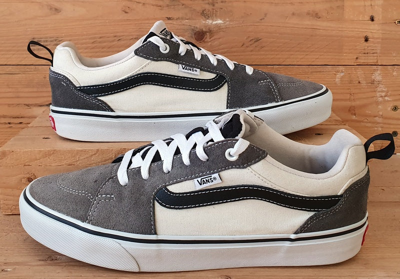 Vans Filmore Low Suede/Canvas Trainers UK9/US10/EU43 721451 Grey/Cream