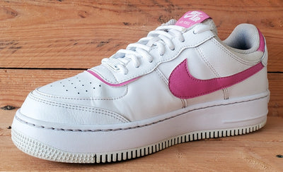 Nike Air Force 1 Shadow Low Leather Trainers UK7/US9.5/EU41 CI0919-102 White