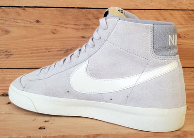 Nike Blazer Mid Suede Trainers UK10/US11/EU45 DA1078-001 Grey/Sail