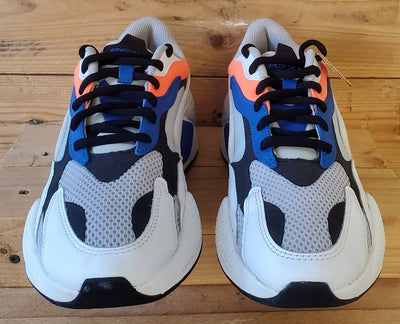 Puma RS-X Prism Low Textile Trainers UK11/US12/EU46 374758-03 Grey/Ultra Orange