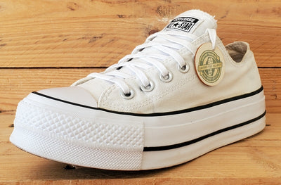 Converse Chuck Taylor Lift Low Canvas Trainers UK4.5/US6.5/EU37 560251C White