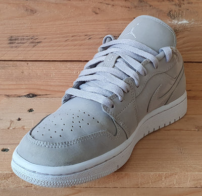 Nike Air Jordan 1 Low Suede Trainers UK5.5/US8/EU39 DC0774-002 Grey Fog/White