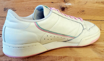 Adidas Continental 80 Low Leather Trainers UK10/US10.5/EU44.5 BD7645 Off White
