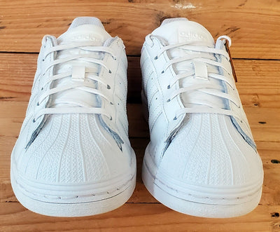 Adidas Superstar Low Leather Trainers UK4/US4.5/EU36.5 EF5399 Triple White