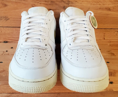 Nike Air Force 1 Jewel Low Leather Trainers UK9/US10/E44 DC8894-100 Pale Vanilla