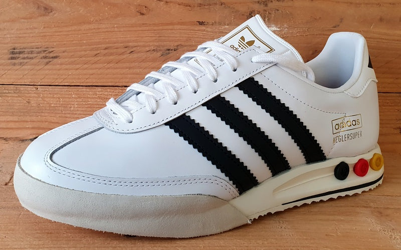 Adidas Originals Kegler super Low Leather Trainers UK7.5/US8/EU41 GY9422 White