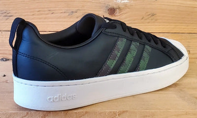 Adidas Streetcheck Cloadfoam Low Leather Trainers UK7.5/US8/EU41 H06222 Black