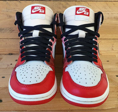 Nike Air Jordan 1 Spiderman High Trainers UK6/US7/EU40 DV1748-601 Red/White