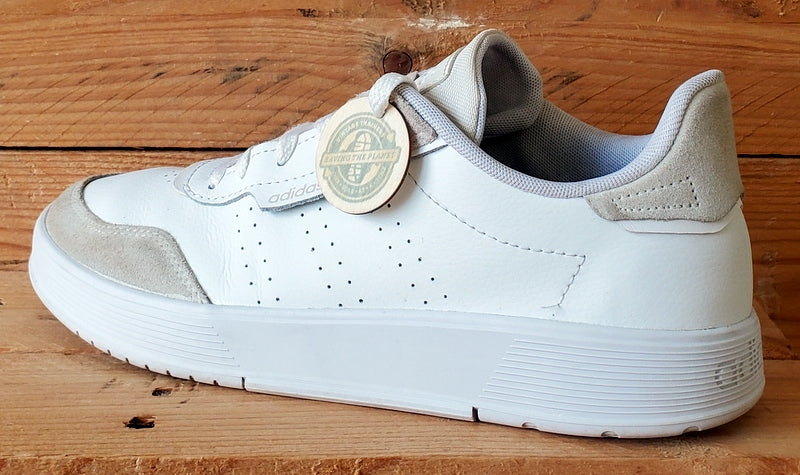 Adidas Courtphase Low Leather Trainers UK8/US8.5/EU42 FY5933 White