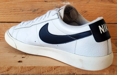 Nike Blazer Low Leather Trainers UK8/US9/EU42.5 CT6377-101 White/Black