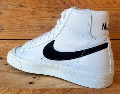 Nike Blazer 77 Mid Leather Trainers UK4/US6.5/EU37.5 CZ1055-100 White/Black
