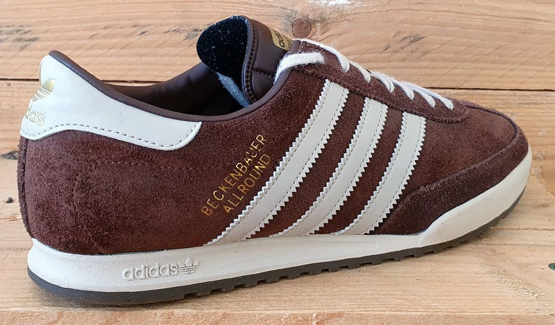 Adidas Originals Beckenbauer Low Suede Trainers UK9/US9.5/EU43 G96460 Brown