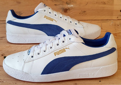 Puma Tennis Low Leather/Suede Trainers UK9/US10/EU43 350077 09 White/Blue