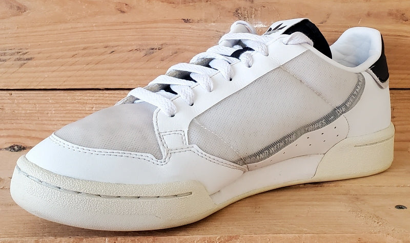 Adidas Continental 80 Low Leather Trainers UK9.5/US10/EU44 FY6666 White