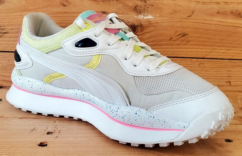 Puma Rider Low Textile/Leather Trainers UK5.5/US6.5C/EU38.5 382539-01 White