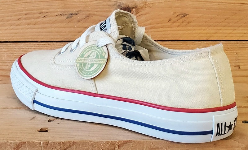 Converse Chuck Taylor All Star Canvas Trainers UK7/US7/EU40 118021 Cream/White