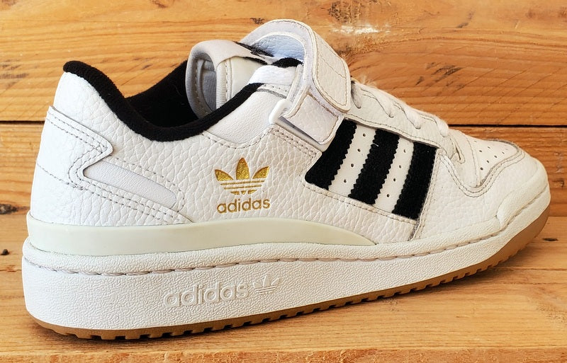 Adidas Forum Low Leather Trainers UK5/US5.5/EU38 H01924 Cloud White/Black/Gum