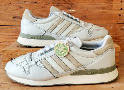 Adidas Originals ZX 500 Low Leather Trainers UK9/US9.5/EU43 GX1601 White