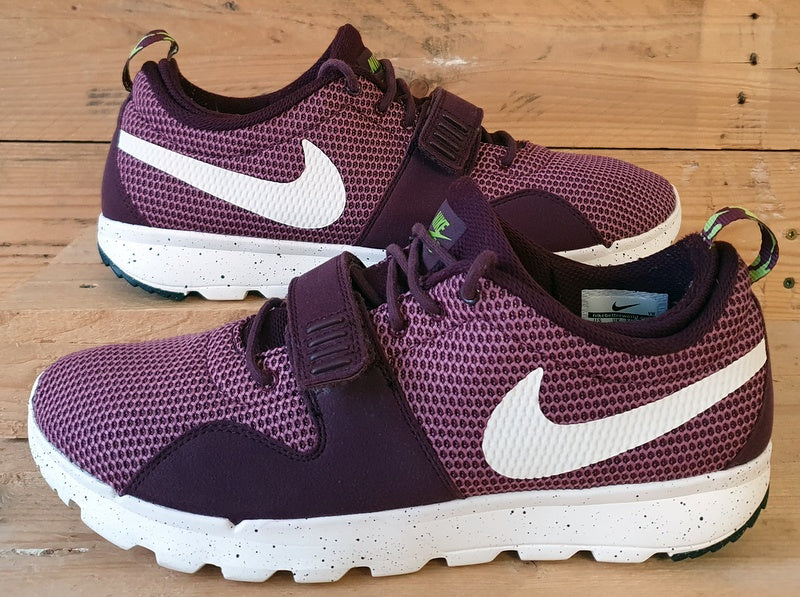 Nike SB Trainerendor Low Textile Trainers UK10/US11/EU45 616575-613 Merlot