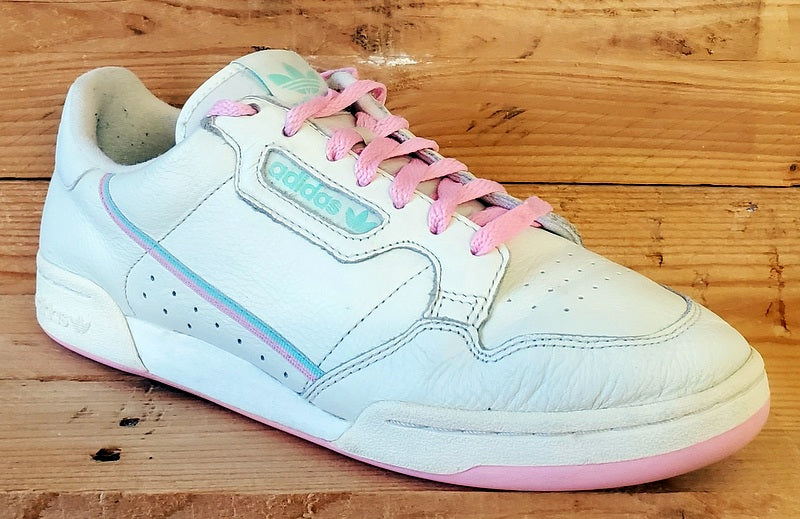 Adidas Continental 80 Low Leather Trainers UK10/US10.5/EU44.5 BD7645 Off White