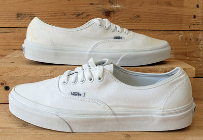Vans Off The Wall Low Canvas Trainers UK7/US8/EU40.5 507452 Triple White