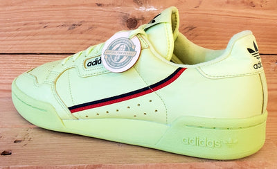 Adidas Continental 80 Leather Trainers UK7.5/US8/EU41 B41675 Semi Frozen Yellow