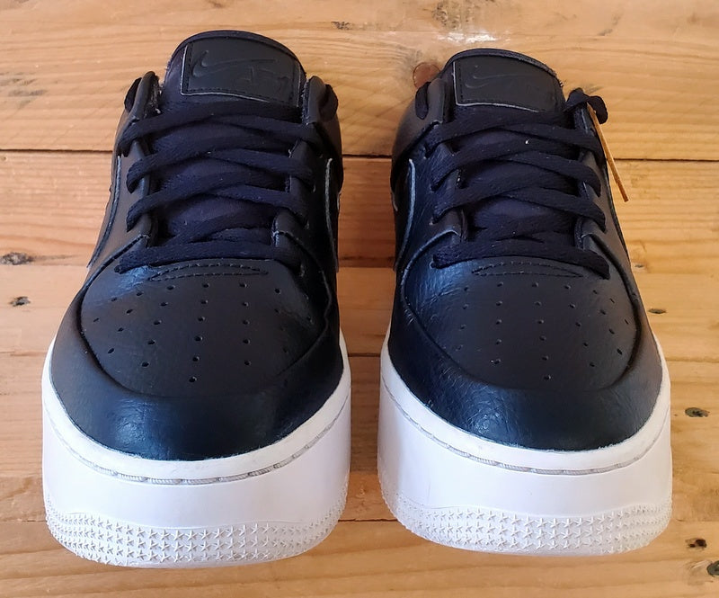 Nike AIr Force 1 Sage Low Leather Trainers UK4.5/US7/EU38 AR5339-002 Black/White