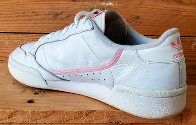Adidas Continental 80 Low Leather Trainers UK7.5/US9/EU41 G27722 White/Pink