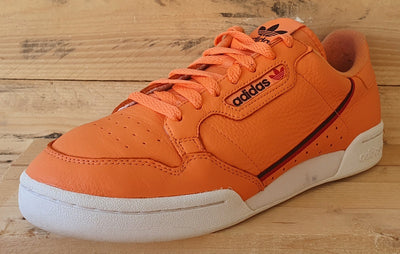 Adidas Continental 80 Low Leather Trainers UK9.5/US10/EU44 CG7124 Easy Orange