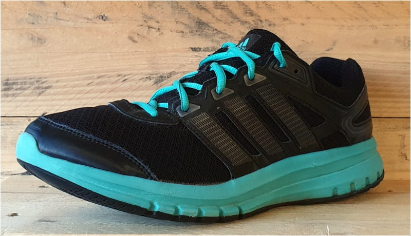 Adidas Duramo 6 Running Trainers M18357 Black Turquoise Green UK8 US9.5 EU42