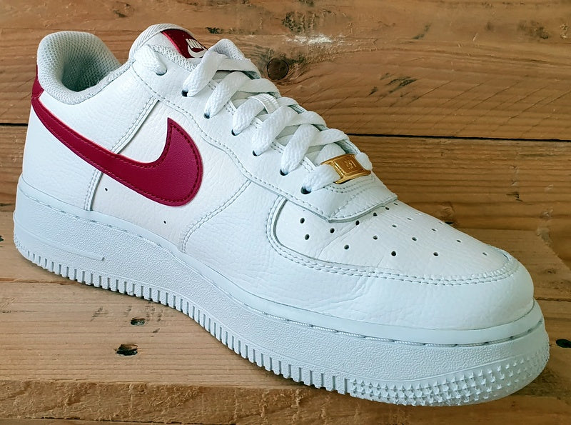 Nike Air Force 1 '07 Leather Trainers UK6/US8.5/EU40 315115-154 White Noble Red