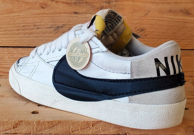 Nike Blazer 77 Jumbo Low Leather Trainers UK7.5/US8.5/E42 DN2158-101 White/Black