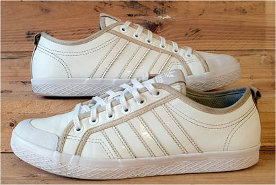 Adidas Originals Honey Low Leather Trainers UK7/US8.5/EU40.5 BB0890 White/Brown