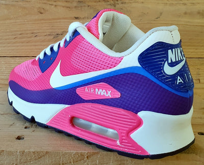 Nike Air Max 90 Hyperfuse Textile Trainers UK6/US8.5/EU40 454460-600 Pink Flash