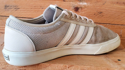 Adidas Adiease Low Suede Trainers UK11/US11.5/EU46 EE7292 Linen/Chalk/White