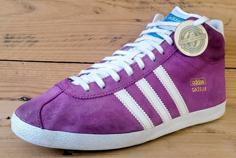 Adidas Originals Gazelle Mid Suede Trainers UK5/US6.5/EU38 M22797 Vivid Pink