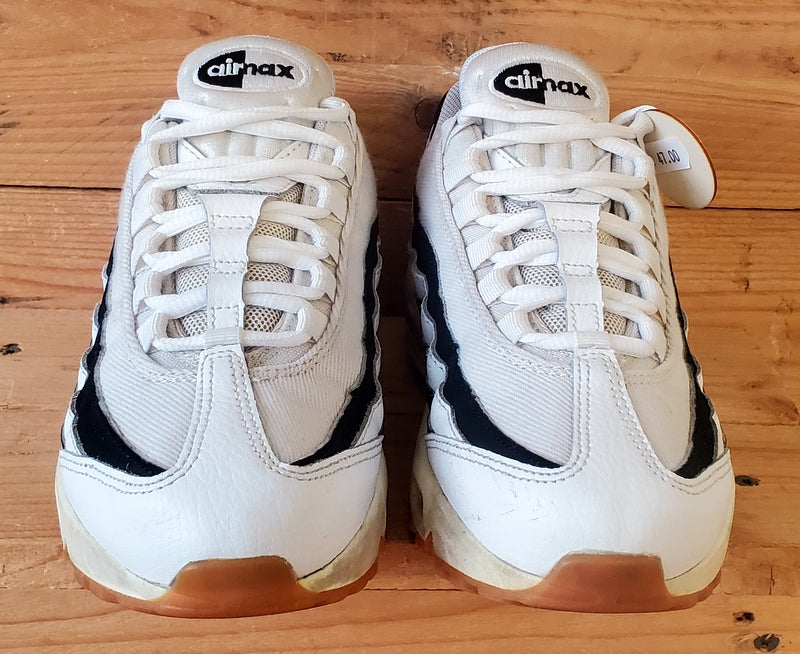 Nike Air Max 95 Juventus Leather Trainers UK4/US6.5/E37.5 307960-112 Black/White