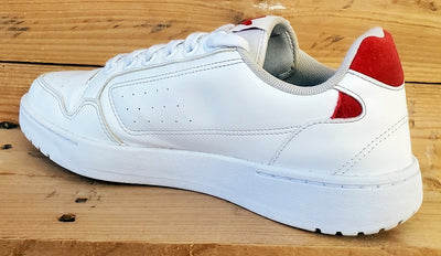 Adidas Originals NY 90 Low Leather Trainers UK8/US8.5/EU42 FZ2250 White/Red