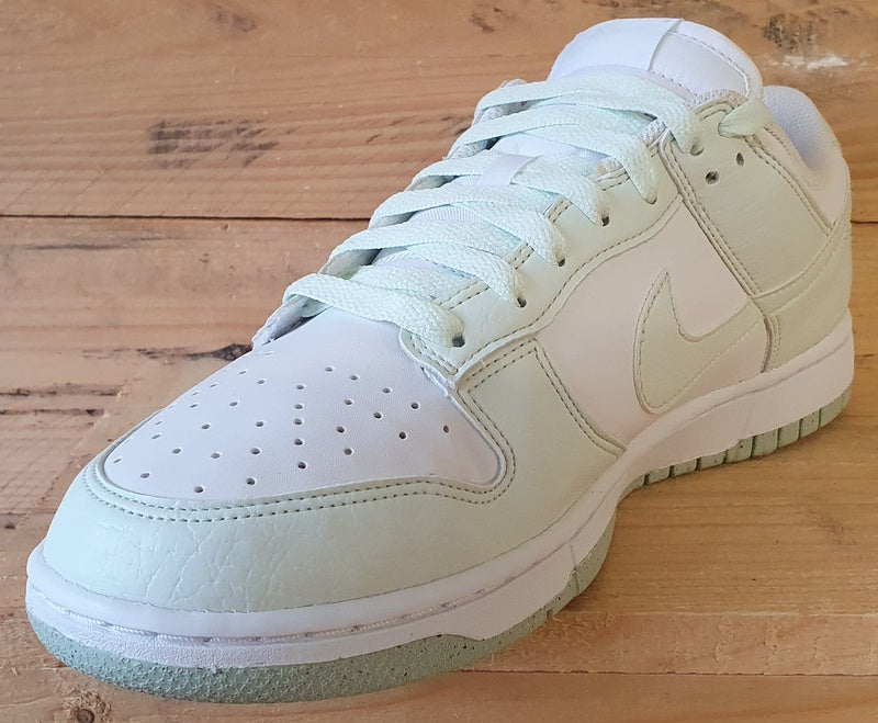 Nike Dunk Low Next Nature Leather Trainers UK8.5/US11/EU43 DN1431-102 White/Mint