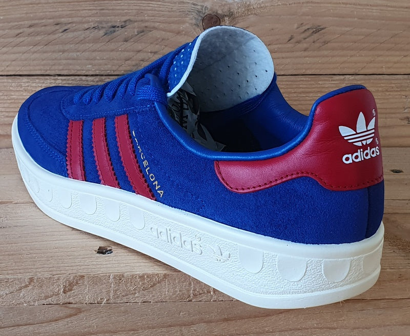 Adidas Barcelona City Series Suede Trainers UK7/US7.5/EU40.5 FX5642 Royal Blue