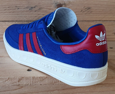 Adidas Barcelona City Series Suede Trainers UK7/US7.5/EU40.5 FX5642 Royal Blue