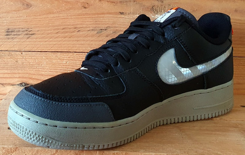 Nike Air Force 1 Under Construction Low Trainers UK8/US9/EU42.5 BQ4421-002 Black