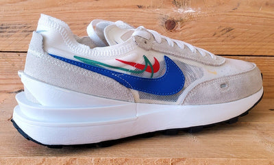 Nike Waffle One Low Textile/Suede Trainers UK6.5/US7.5/EU40.5 DN8019-100 White